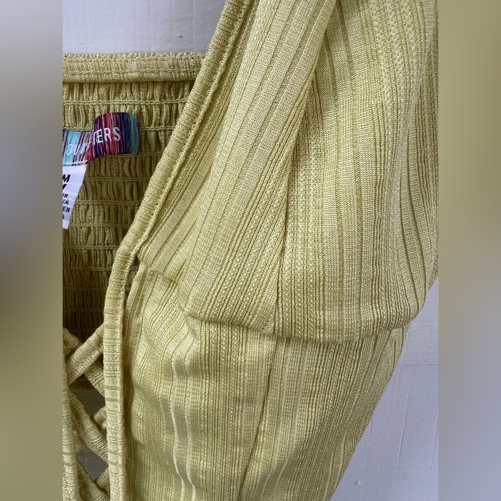 Urban Outfitters Corset Yellow Top - Picture 3 of 4